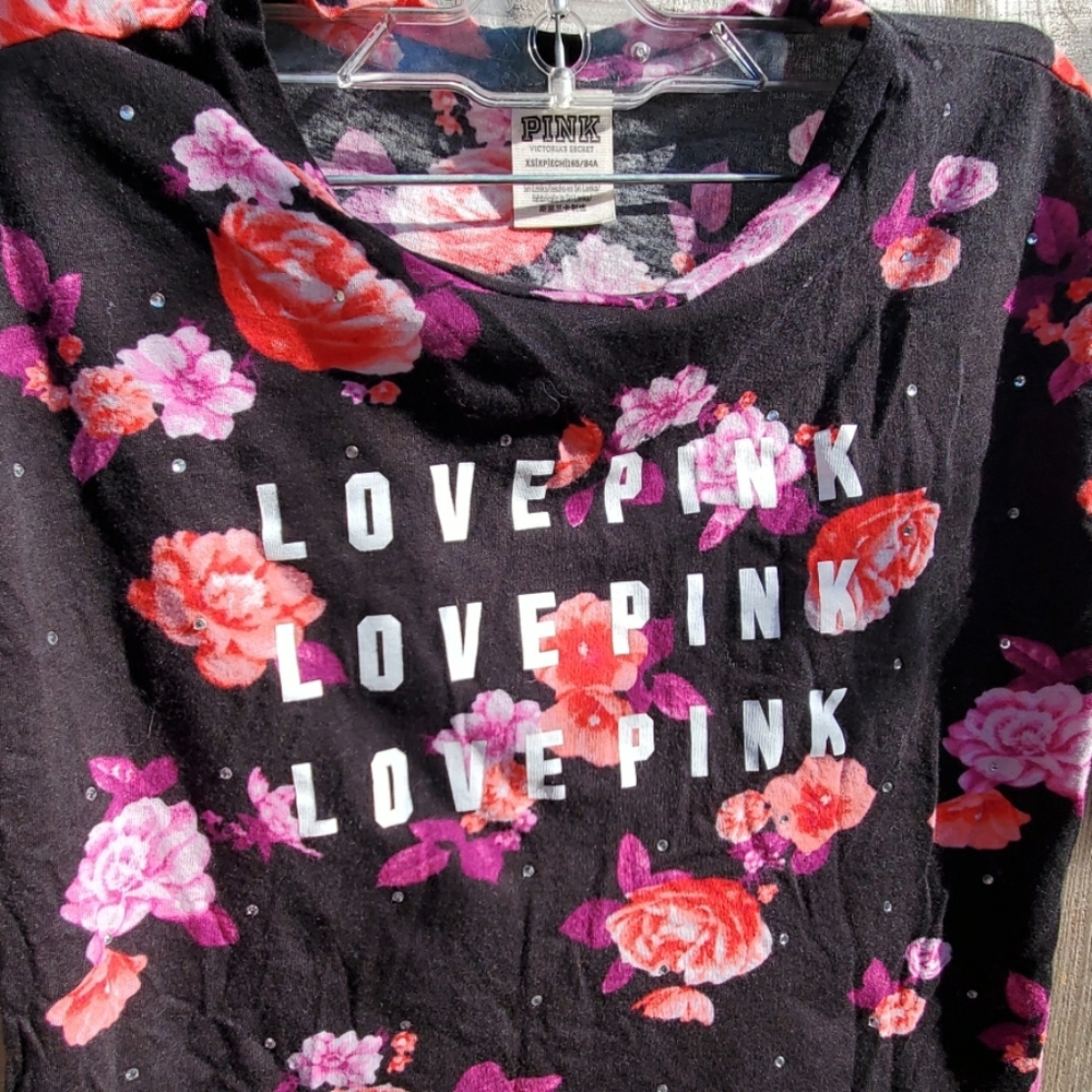 Floral bling Girlfriend T XS